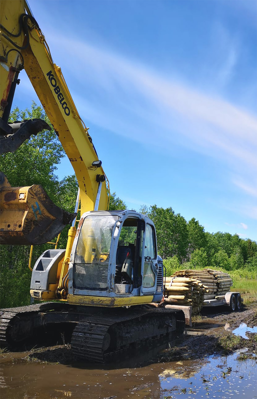image of an excavator